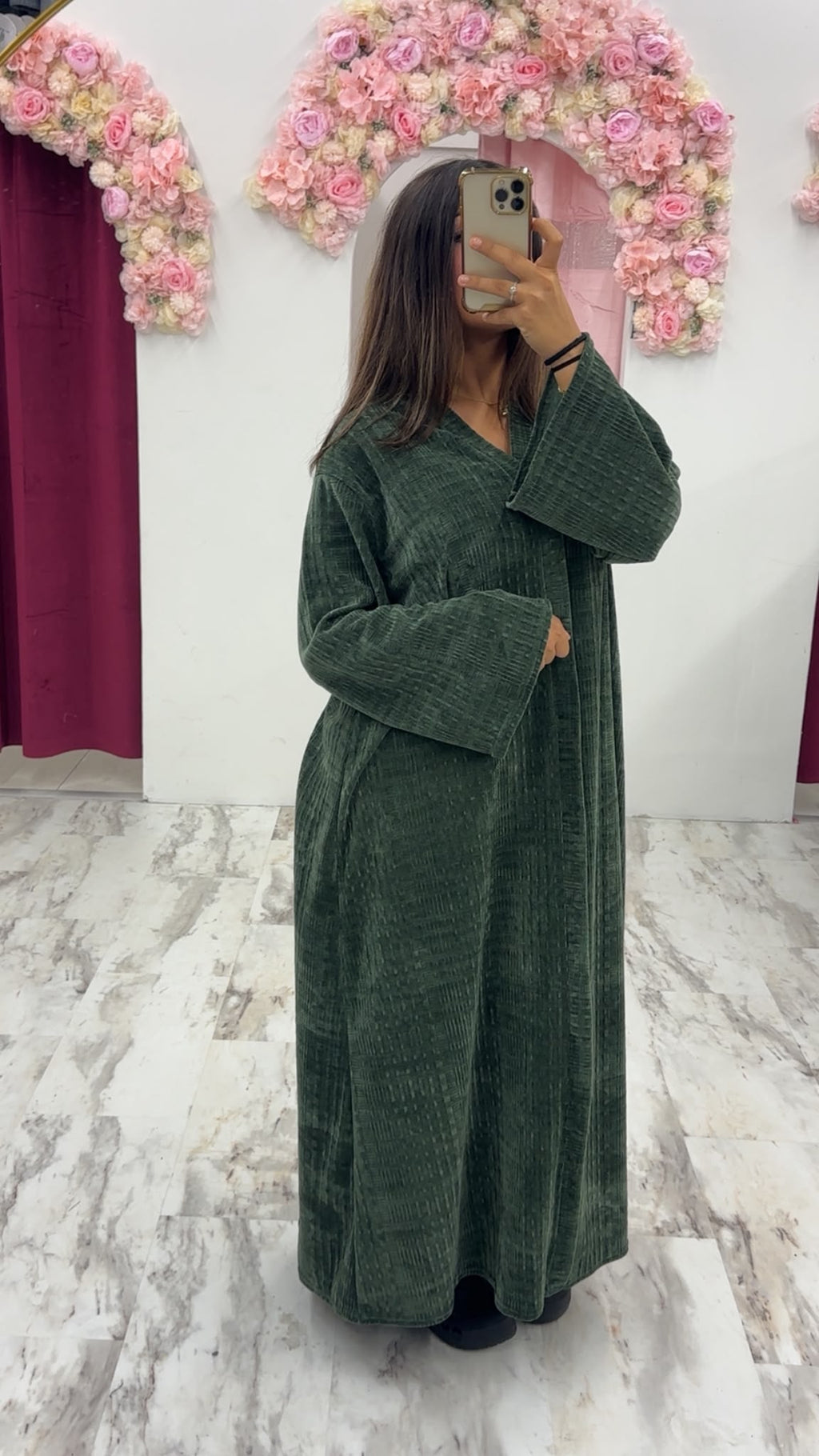 Maxi dress V-hals
