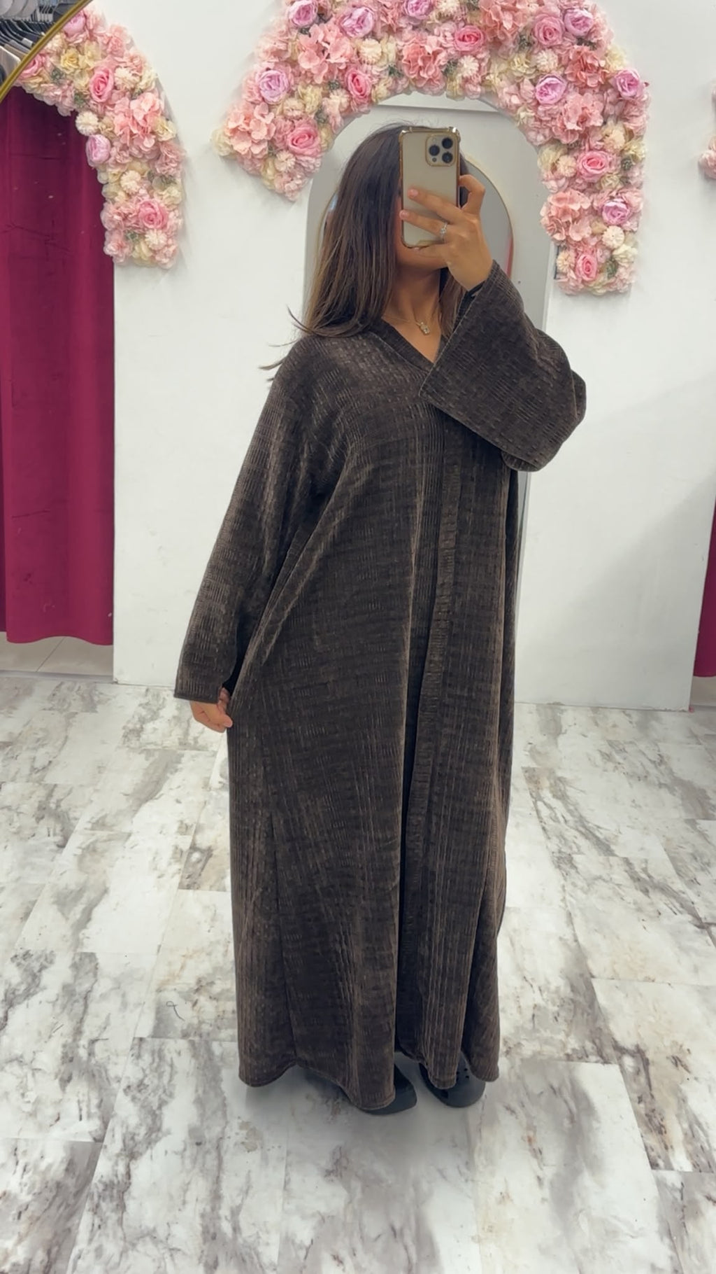 Maxi dress V-hals