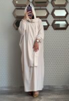 Oversized Abaya BY PASHION (MET HOOFDDOEK)